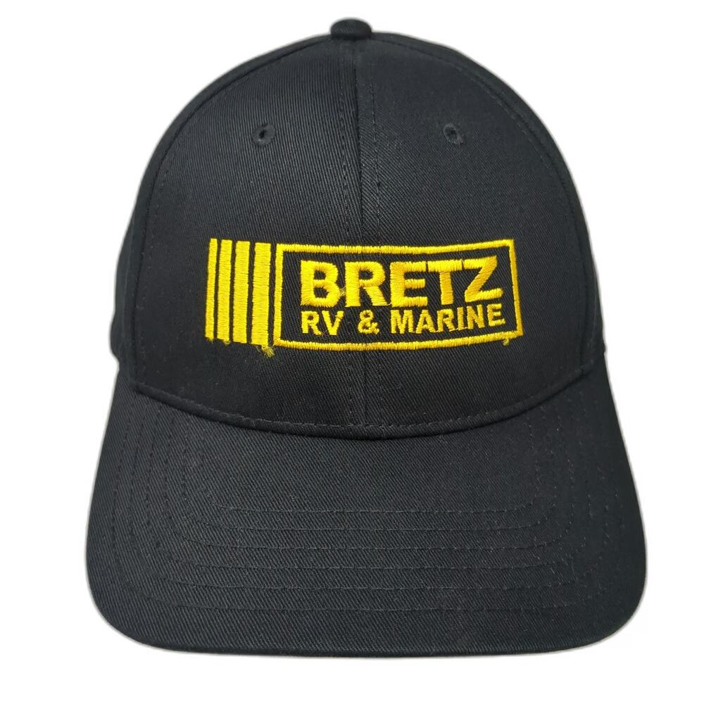 as colour Snapback Black One Size Bretz RV & Marine Embroidered Baseball Hat